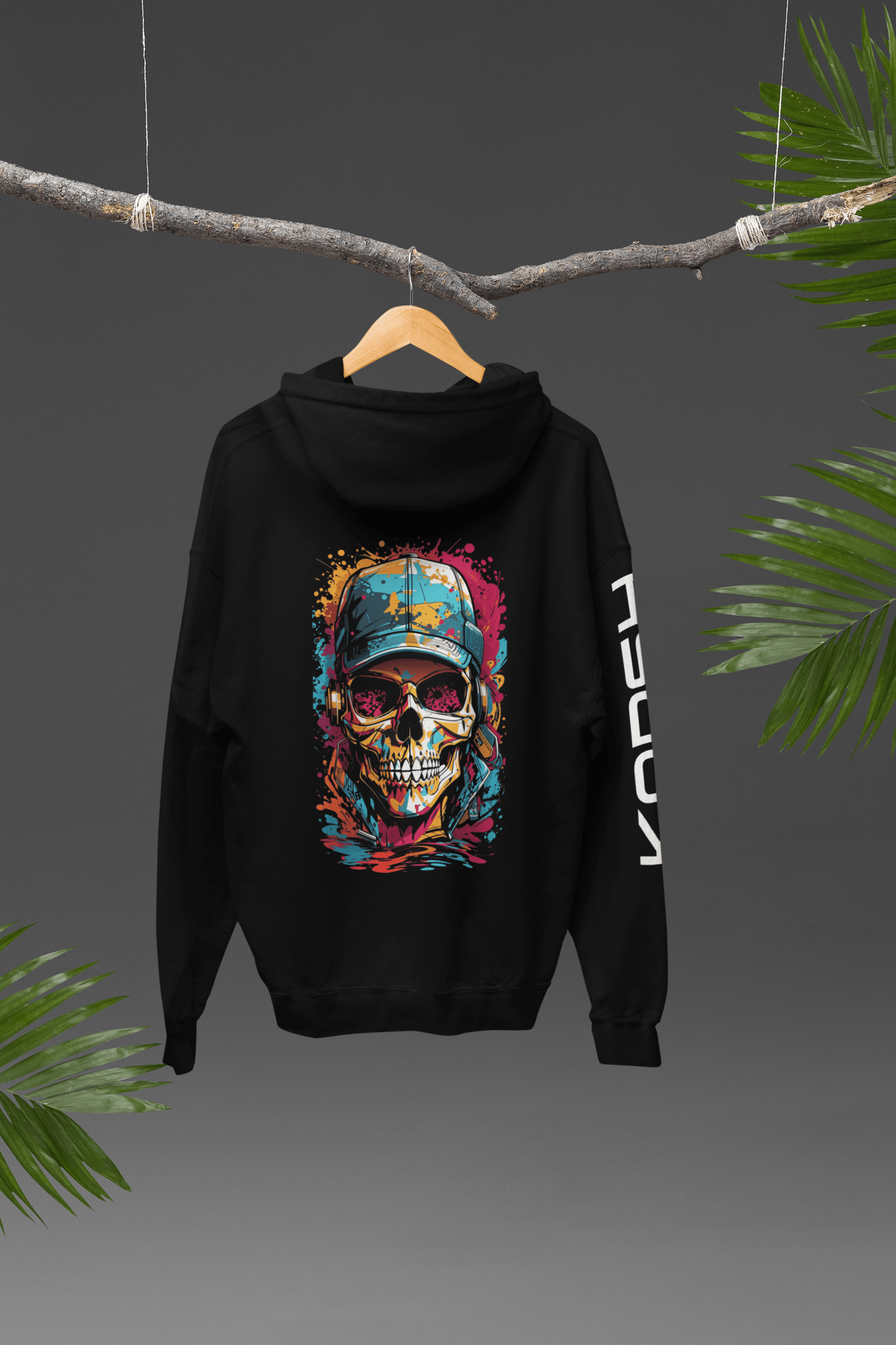 Skull Face Hoodie Karsh-fj